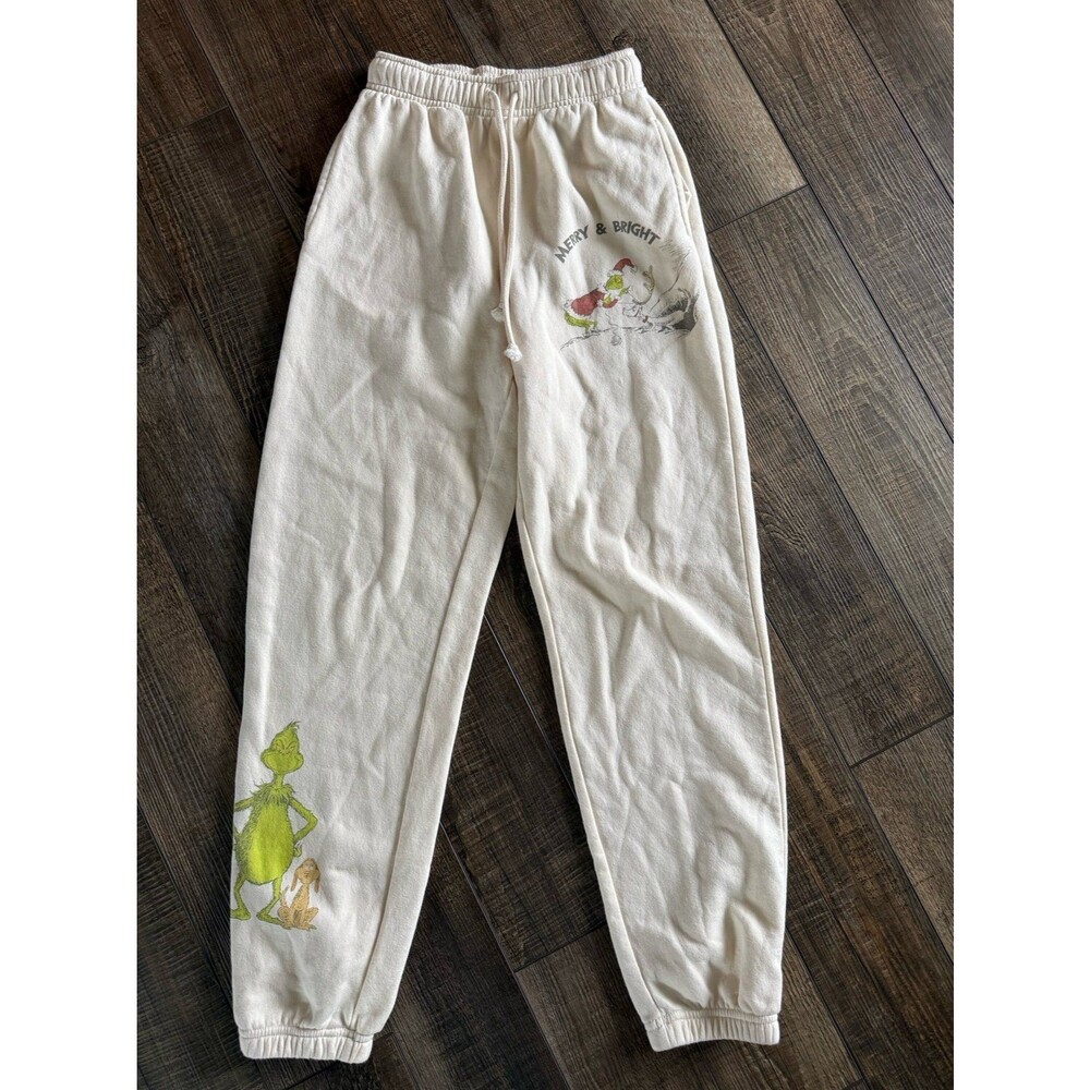 American Eagle Grinch & Max Sweatpants Sz. XXS Cappuccino